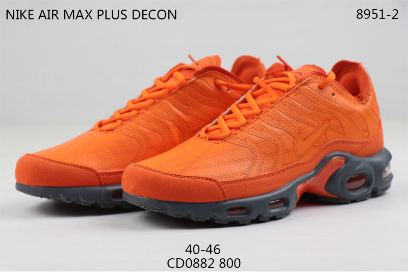 2020 Men Nike Air Max TN Orange Black